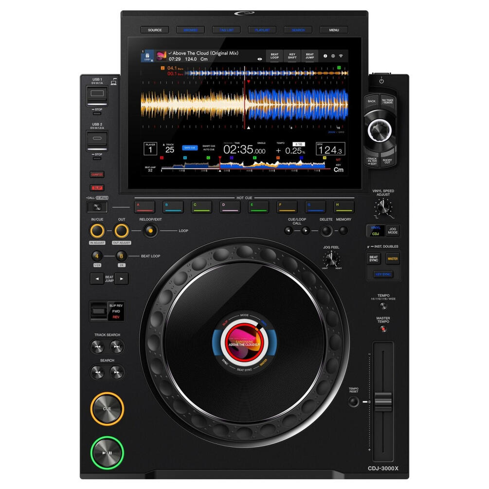 🎧 Pioneer CDJ-3000 X Lecteur multimédia haut de gamme offrant une navigation fluide, une grande fiabilité et des performances adaptées aux événements professionnels.